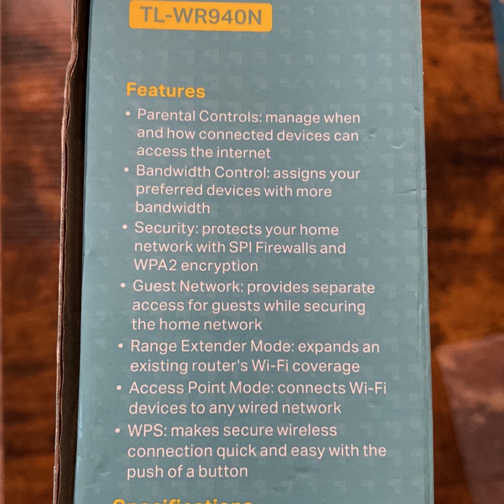 Tp Link 450 Mbps Wireless N Router - Picture 3 of 4